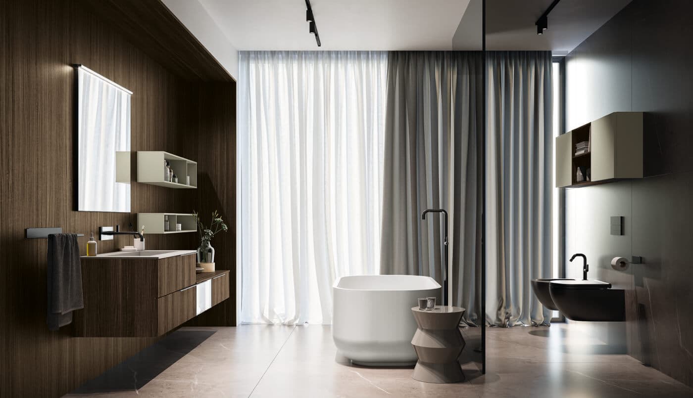 Specchio bagno con LED e funzione anti-appannamento
